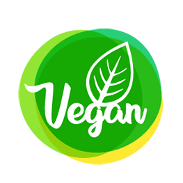 Organic Vegan Logo in Shades of Green