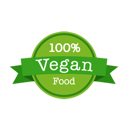 Organic Vegan Logo in Shades of Green